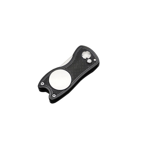 mini Foldable Golf Divot Tool with Golf Ball Tool Marker Pitch Cleaner Golf Pitchfork Golf Accessories Putting Green Fork