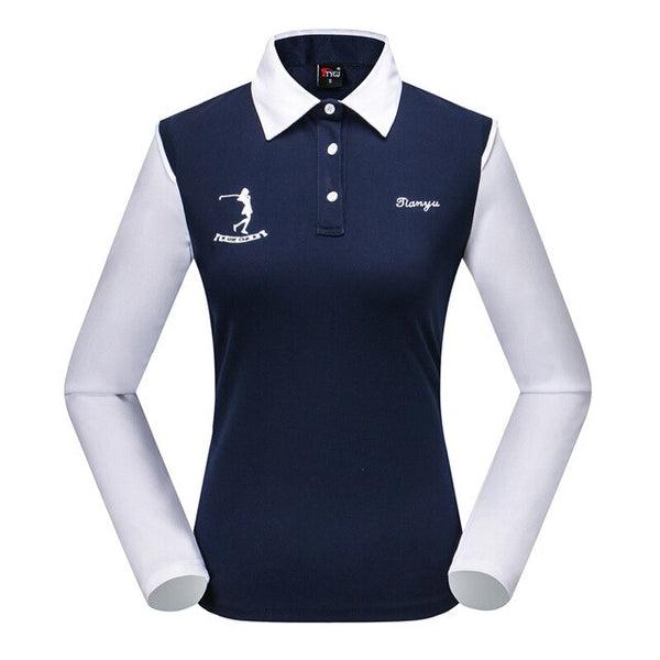 New Women Tshirt Golf Ladies Shirt Long Sleeves T-shirt Bottoming Shirt
