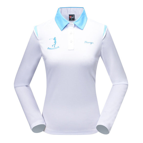 New Women Tshirt Golf Ladies Shirt Long Sleeves T-shirt Bottoming Shirt
