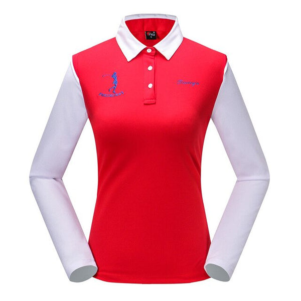 New Women Tshirt Golf Ladies Shirt Long Sleeves T-shirt Bottoming Shirt
