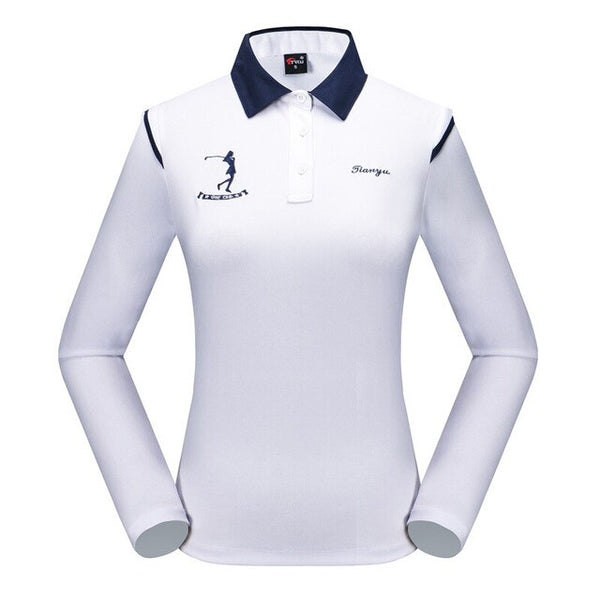 New Women Tshirt Golf Ladies Shirt Long Sleeves T-shirt Bottoming Shirt