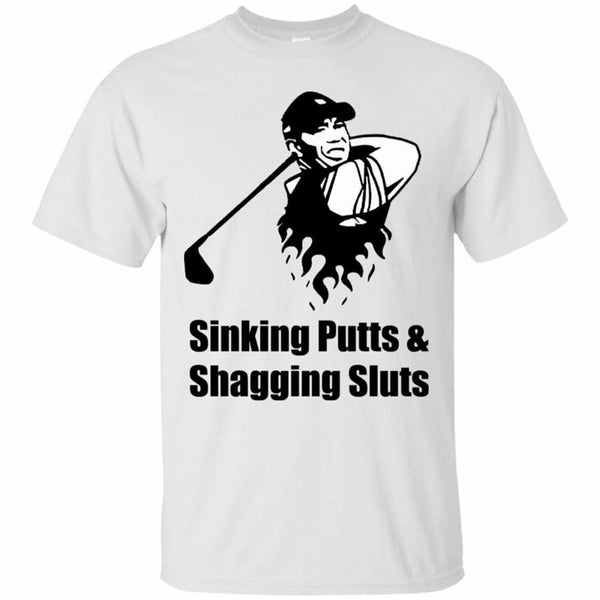 Tiger Woods Golfing Funny T-Shirt Tiger Woods Men's Tee Shirt