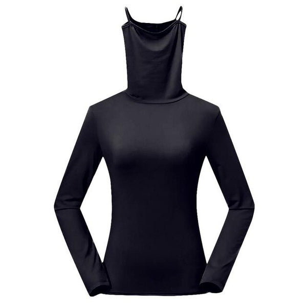 Women's New Summer Sunscreen Golf Ice Cotton Long Sleeve T-Shirt for Women's