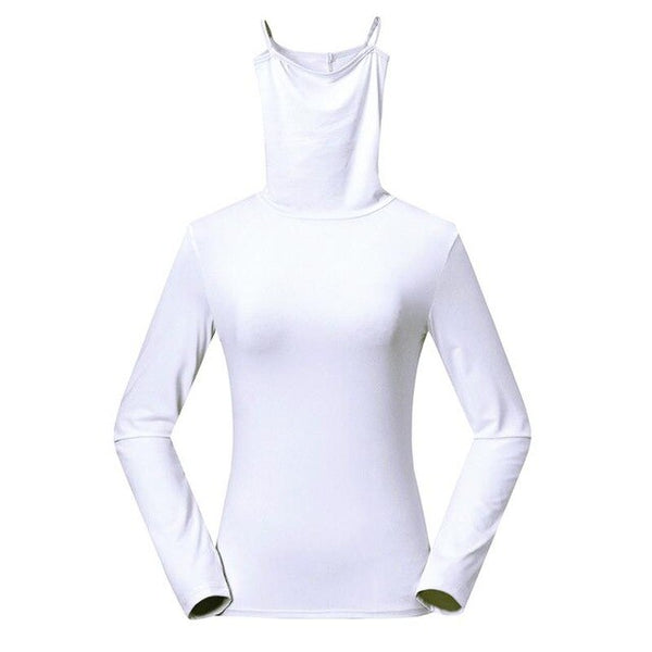 Women's New Summer Sunscreen Golf Ice Cotton Long Sleeve T-Shirt for Women's