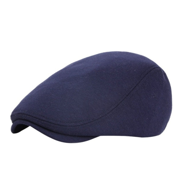 Golf Beret Cap Women Men Harden Brim Retro British Style Hat Outdoor
