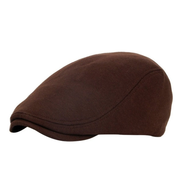 Golf Beret Cap Women Men Harden Brim Retro British Style Hat Outdoor