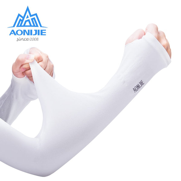 Sun Protection Cooling Arm Sleeve Cover Arm Cooler Warmer For Gloves