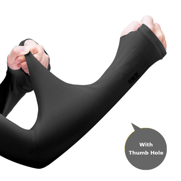Sun Protection Cooling Arm Sleeve Cover Arm Cooler Warmer For Gloves