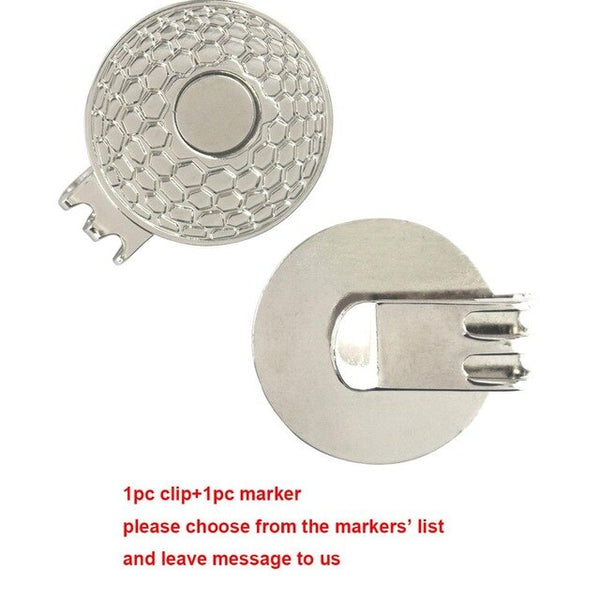 PINMEI Mgnetic Golf Hat Clip Ball Mark Sets1pc Cap Clip with 1pc Golf Marker Golf Accessory Gifts Sets for Lady Children golfers