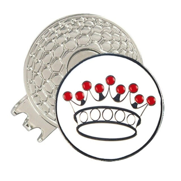 PINMEI Mgnetic Golf Hat Clip Ball Mark Sets1pc Cap Clip with 1pc Golf Marker Golf Accessory Gifts Sets for Lady Children golfers