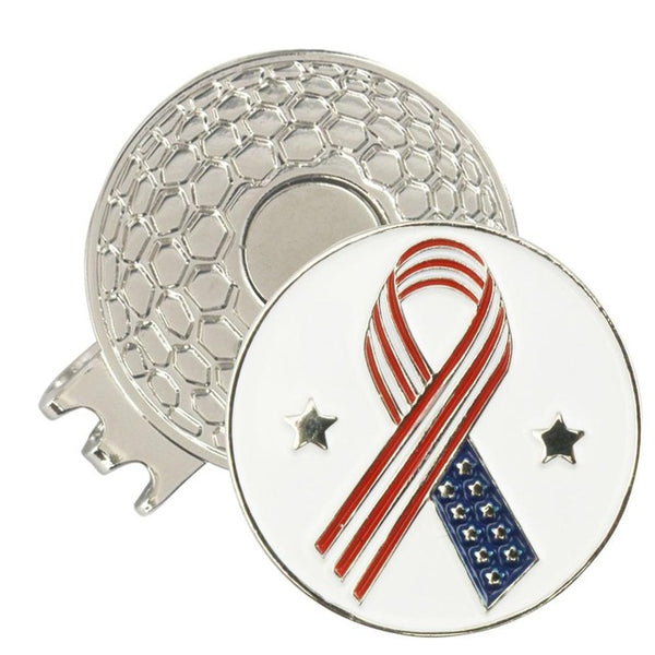 PINMEI Mgnetic Golf Hat Clip Ball Mark Sets1pc Cap Clip with 1pc Golf Marker Golf Accessory Gifts Sets for Lady Children golfers