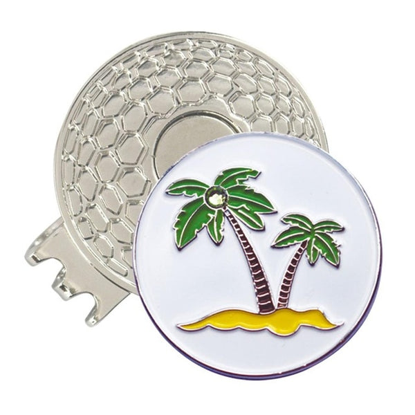 PINMEI Mgnetic Golf Hat Clip Ball Mark Sets1pc Cap Clip with 1pc Golf Marker Golf Accessory Gifts Sets for Lady Children golfers