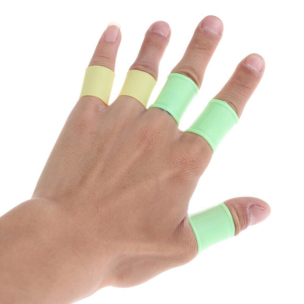 8pcs/set Golf Finger Toe Silicon Support Sleeve Protector For Men Women