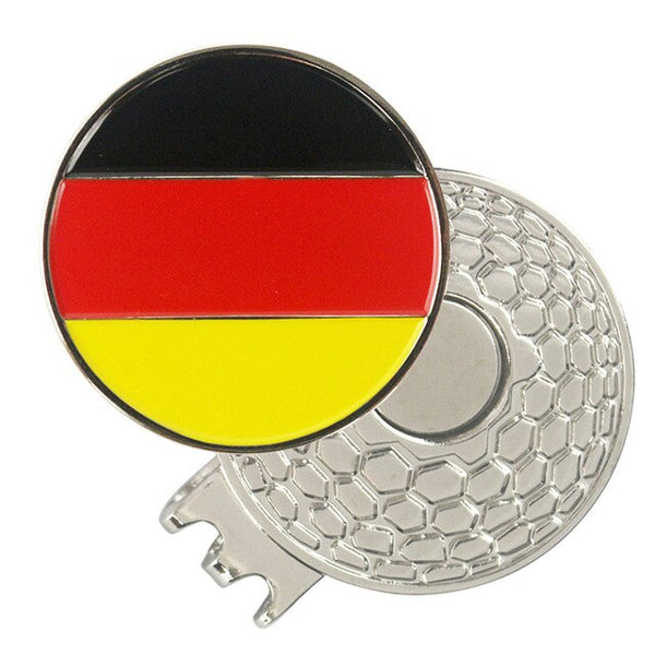 PINMEI Golf Ball Marks with Magnetic Golf Hat Clips Country Flag Golf Makrers(USA eagle Korea Japan UK flag markers) Size 1 inch