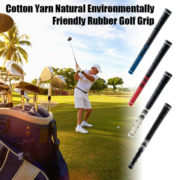 Cotton Yarn Natural Environmentally Friendly Rubber Golf Grip