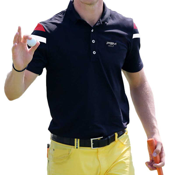 Golf Polo Shirts Men Short Sleeve Training T-shirt Men Fitness T Shirt