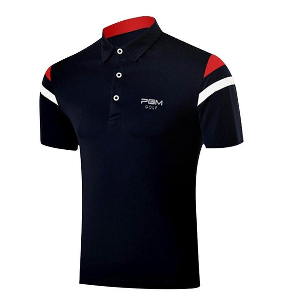 Golf Polo Shirts Men Short Sleeve Training T-shirt Men Fitness T Shirt