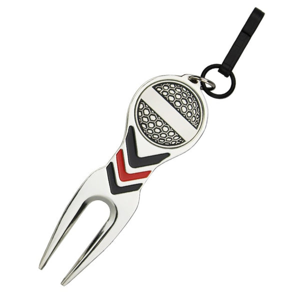 Golf Divot Repair Tool Pitch Groove Cleaner Golf Pitchfork Putting