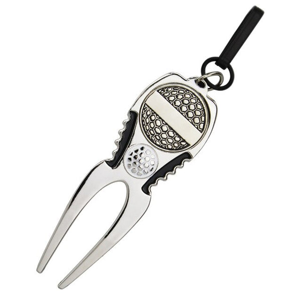 Golf Divot Repair Tool Pitch Groove Cleaner Golf Pitchfork Putting