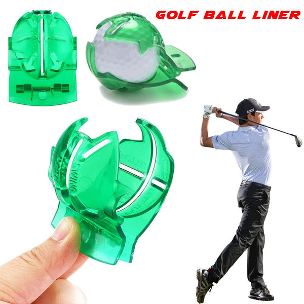 Golf Scribe Accessories Supplies Transparent Golf Ball Green Line Clip Liner Marker Pen
