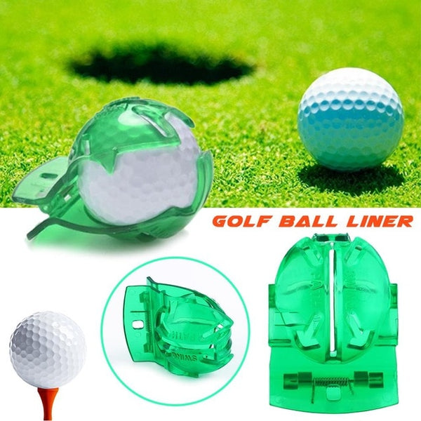 Golf Scribe Accessories Supplies Transparent Golf Ball Green Line Clip Liner Marker Pen