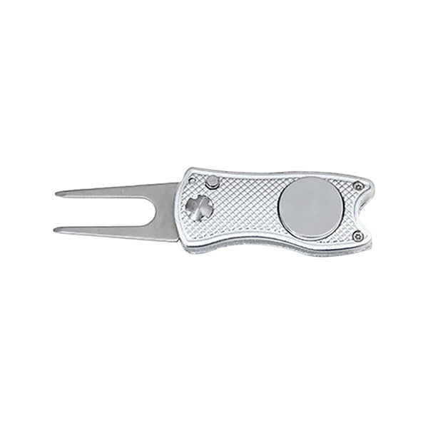 mini Foldable Golf Divot Tool with Golf Ball Tool Marker Pitch Cleaner Golf Pitchfork Golf Accessories Putting Green Fork