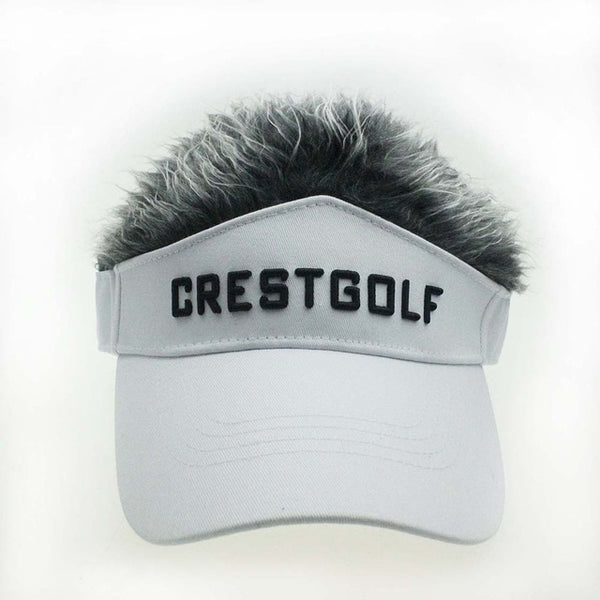 Adjustable Fake Hair Golf Cap Men Hat Wig/ Hair Golf