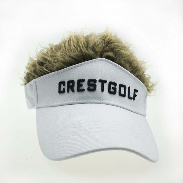 Adjustable Fake Hair Golf Cap Men Hat Wig/ Hair Golf