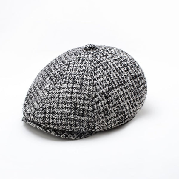Men British Style Octagonal Hats Winter Wool Hat Gatsby Cap Ivy Hat Golf  Caps