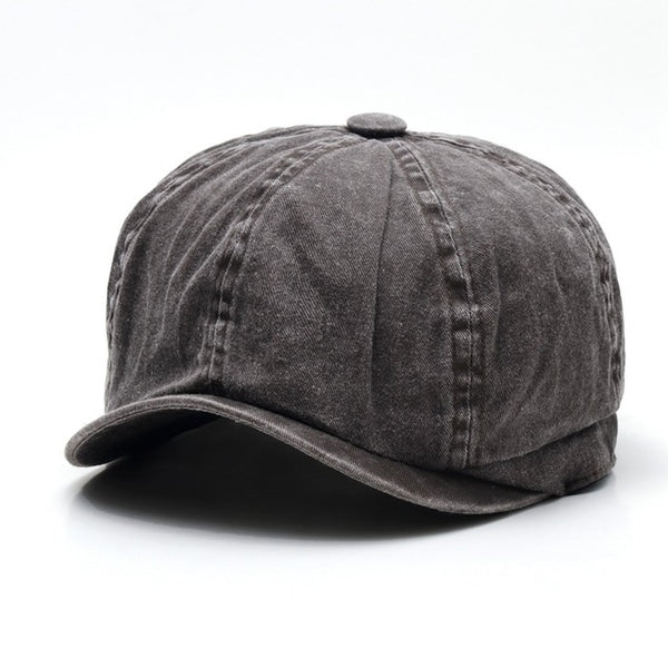 Men British Style Octagonal Hats Winter Wool Hat Gatsby Cap Ivy Hat Golf  Caps
