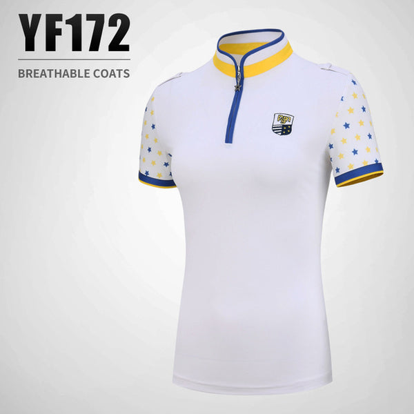 Golf Skirt Sets Ladies Short Sleeve Suit Women Breathable Golf